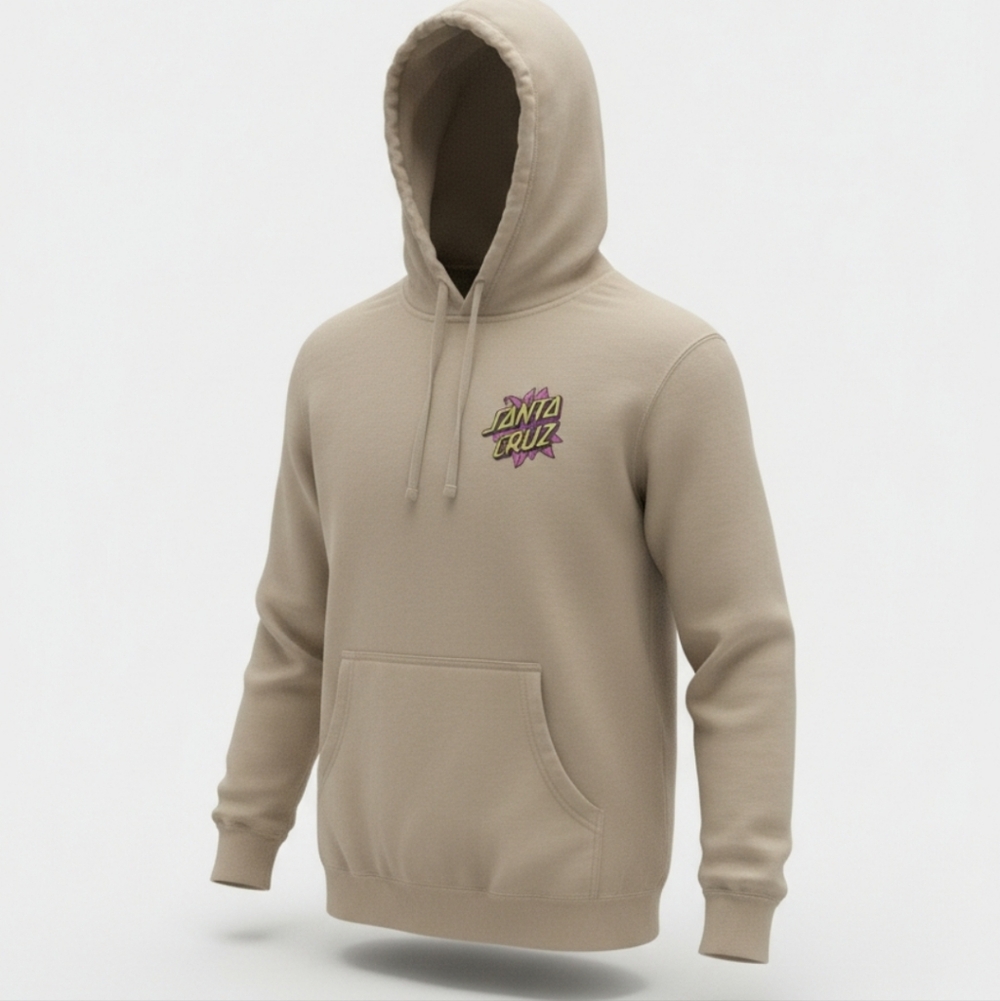 Santa Cruz Skateboards Beige Hoodie